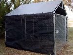 c 6 x 10 Black mesh shade screen