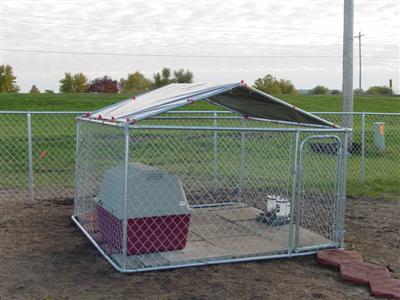 c.kennel cover - 7.5 x 7.5 - 3 truss